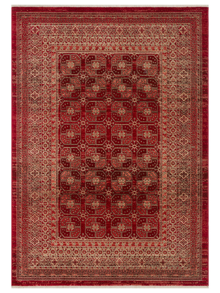 Altay Series Warm Color Tone Authentic Living Room Kitchen Bedroom Entrance Hallway Carpet 03RED