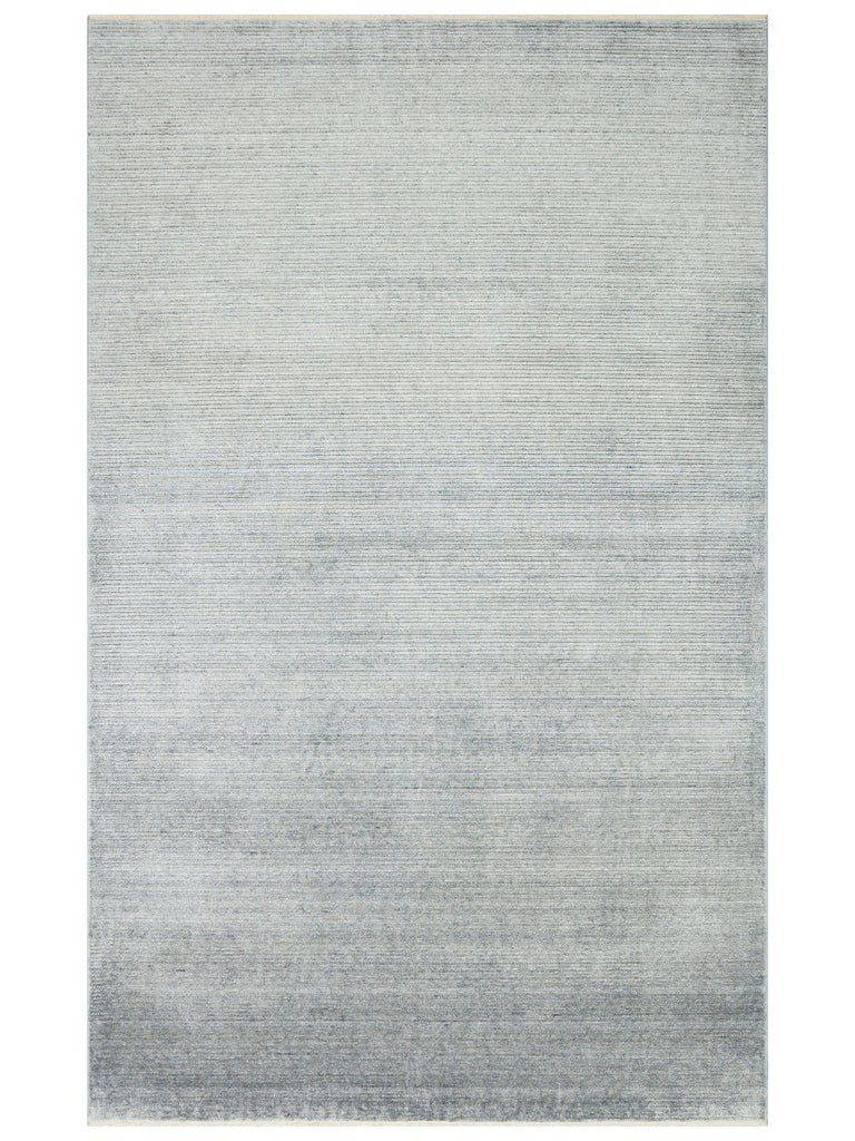 برازيليا تينسل مصنوعة يدوياً بساطة وأناقة حديثة سجادة سوداء خاصة PLAIN SKY BLUE