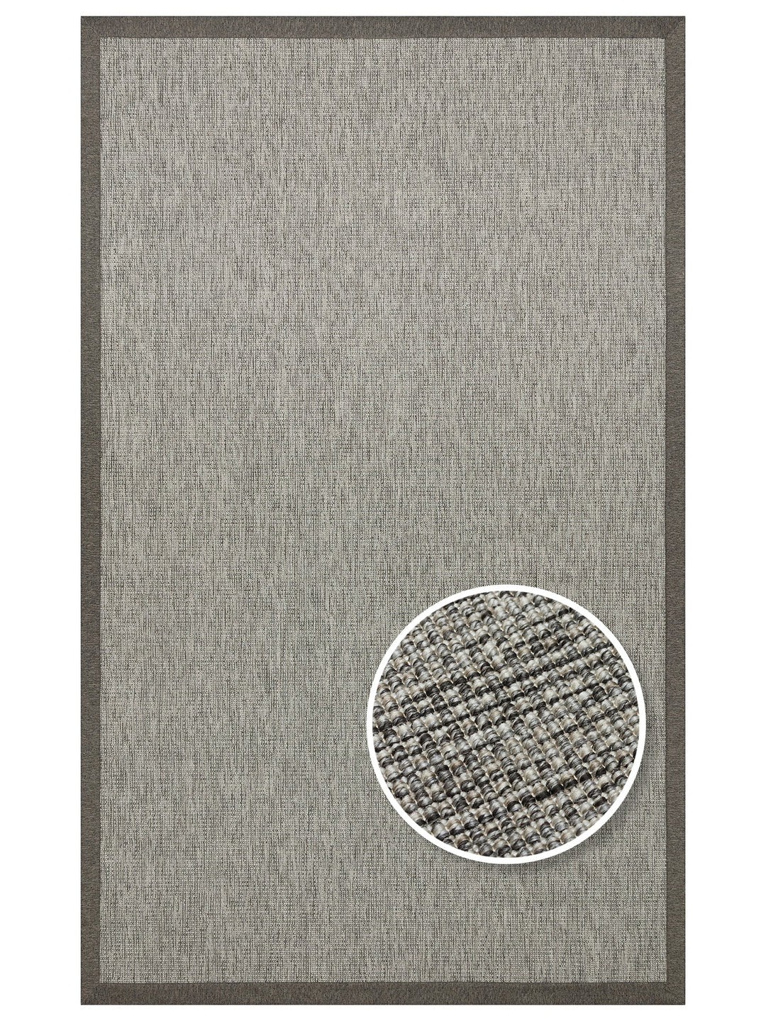 Dream Bordered, Lint-Free, Easy-to-Clean Sisal Carpet Suitable for Indoor and Outdoor Use 2705GB
