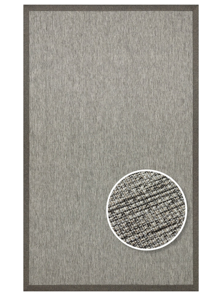 Dream Bordered, Lint-Free, Easy-to-Clean Sisal Carpet Suitable for Indoor and Outdoor Use 2705GB