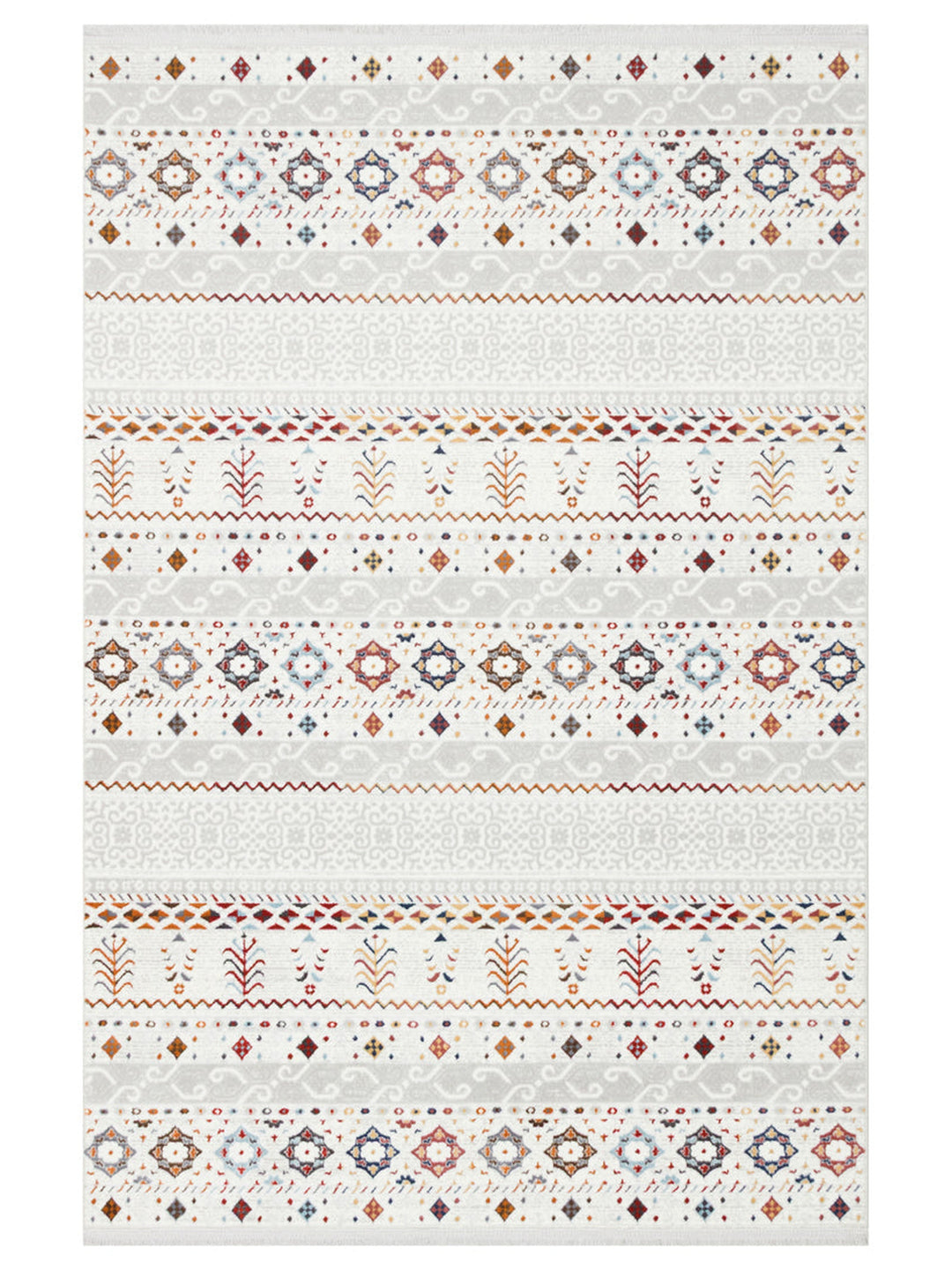 Smooth Washable Non-Slip Bright Living Room Hallway Fine Woven Modern Carpet 22 MULTY XW