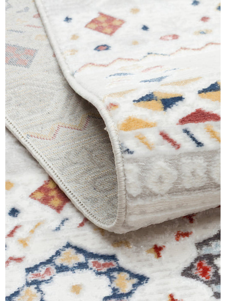 Smooth Washable Non-Slip Bright Living Room Hallway Fine Woven Modern Carpet 22 MULTY XW