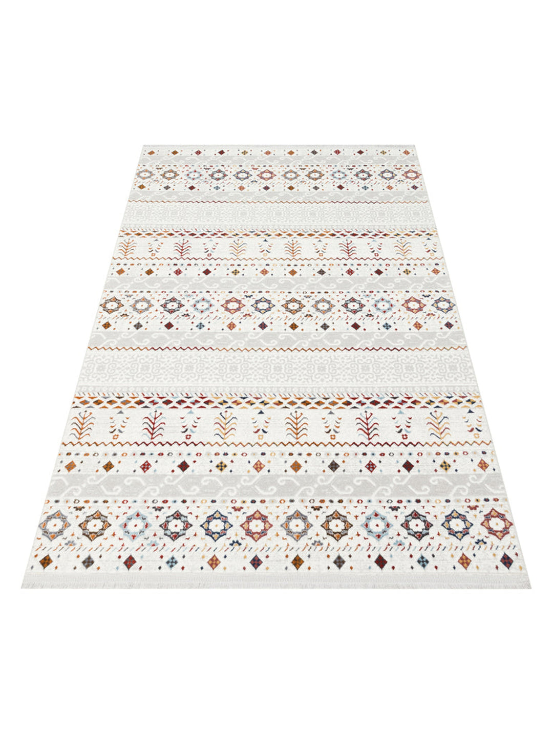 Smooth Washable Non-Slip Bright Living Room Hallway Fine Woven Modern Carpet 22 MULTY XW