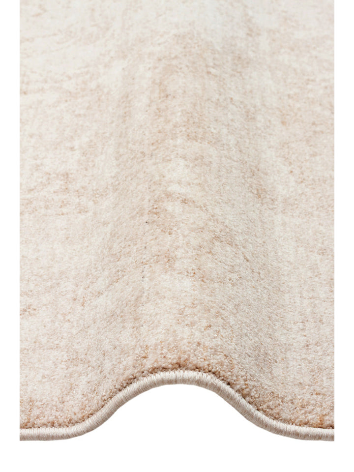 سجادة تبريز سلسلة عتيقة منقوشة حديثة ناعمة الملمس 01 كريمي