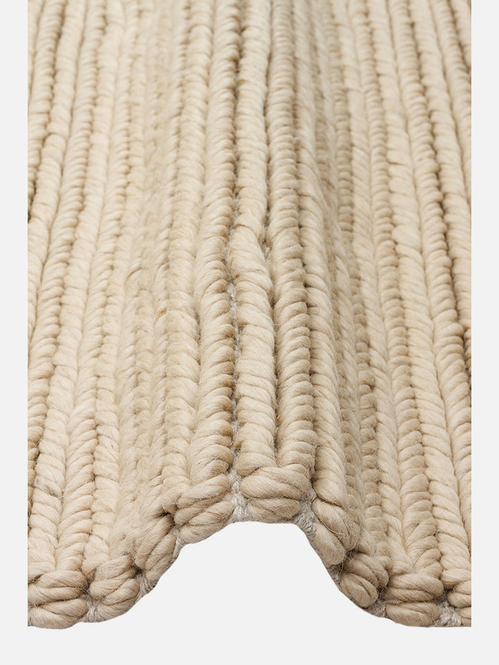 Bern Serisi El Dokuma Örgü Salon, Oturma Odası, Yatak Odası Halı BEIGE - Carpetdocia