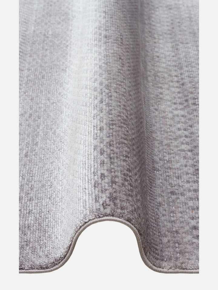 Çırağan %100 Naturel Özel Işıltılı El Emeği ile Özel Tezgahlarda Üretilen TENCEL™ Uşak Halısı 08GREY - Carpetdocia