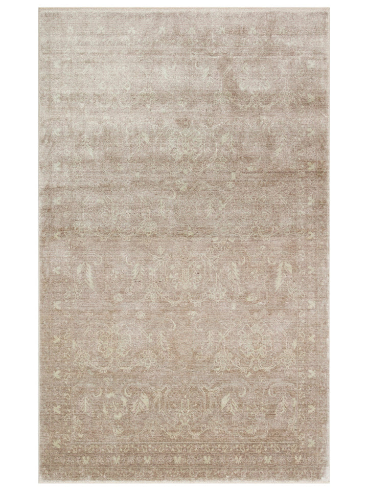Çırağan %100 Naturel Özel Işıltılı El Emeği ile Özel Tezgahlarda Üretilen TENCEL™ Uşak Halısı 11 NAT - Carpetdocia