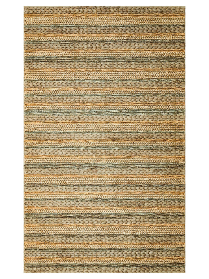 Knit Jüt Farklı Örgü Dokusuna Sahip El Dokuma Naturel Jüt Hasır Halı 1103 GREY MULTY XW - Carpetdocia - kusbakisi