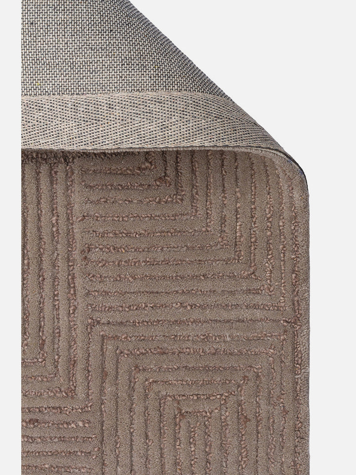 سجادة يدوية من مزيج الصوف والقطن من سلسلة Milano GREY