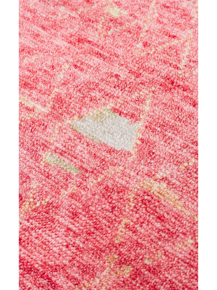 Oushak Carnaval 100% Natural Easy to Clean Handmade TENCEL™ Modern Uşak Carpet ZR 15 RED AUTUMN