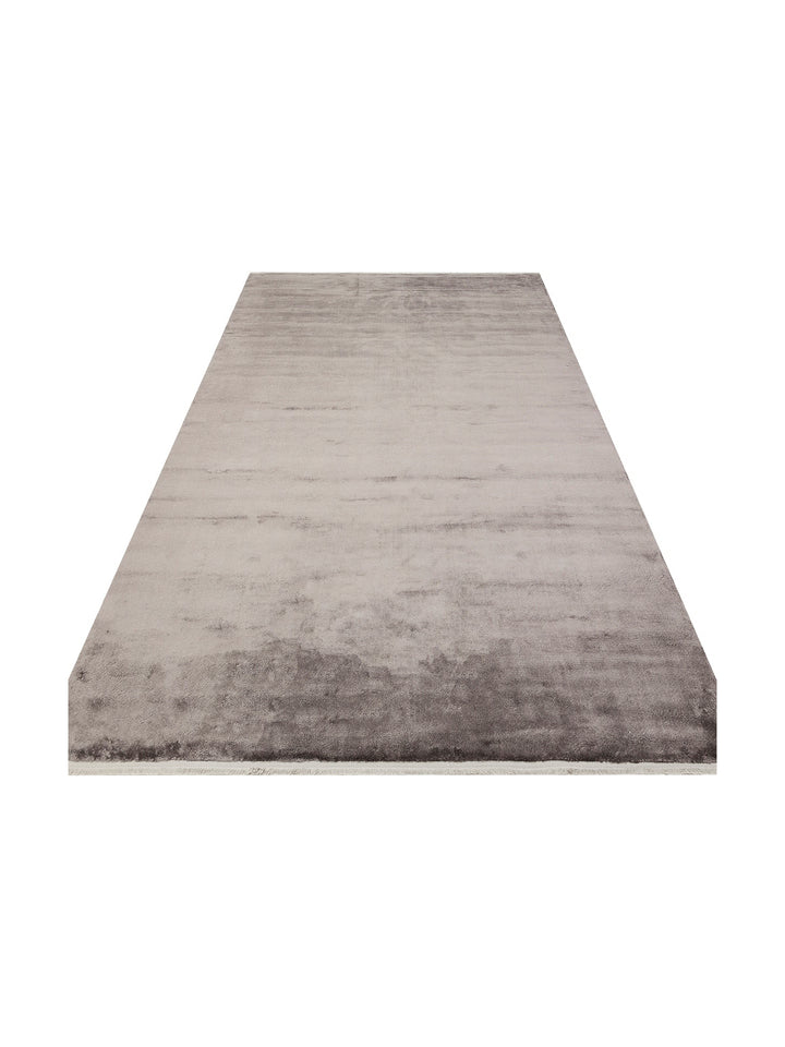Oushak Plain %100 Naturel Düz Renk El Emeğiyle Özel Tezgahlarda Üretilen Viskon Uşak Halısı PLNDGREY - Carpetdocia