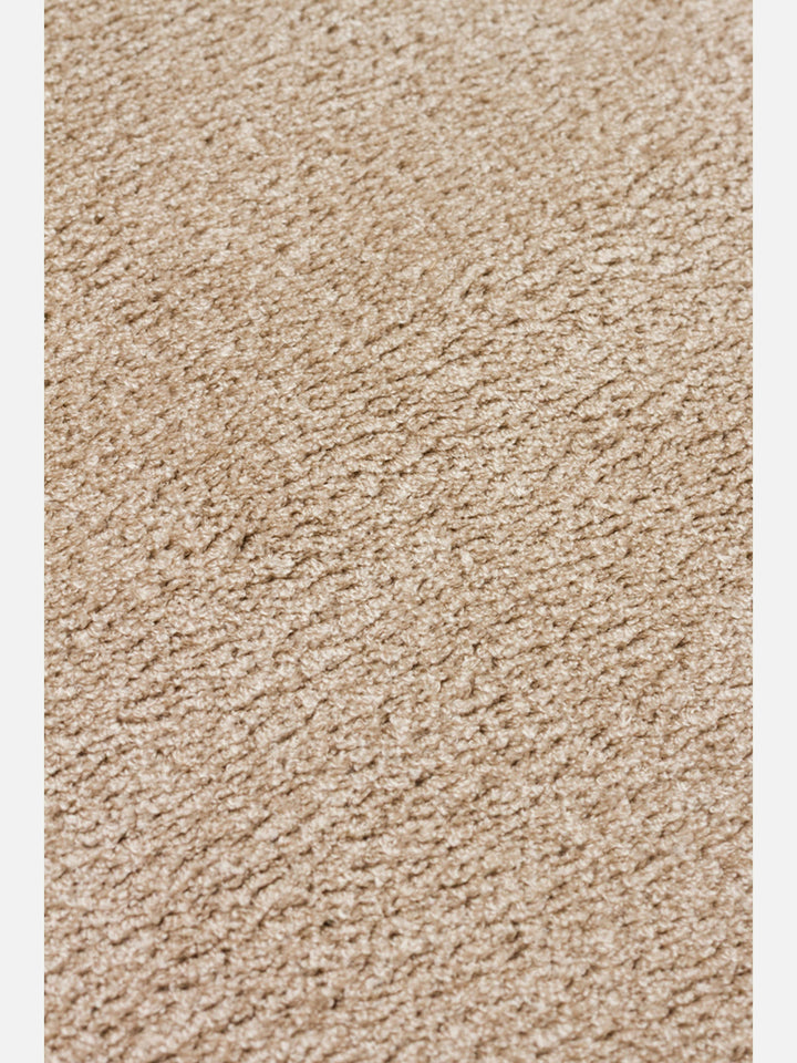 Peace Hav Toz Vermez Yumuşak Tuşeli Zarif Shaggy Halı 01 BEIGE - Carpetdocia
