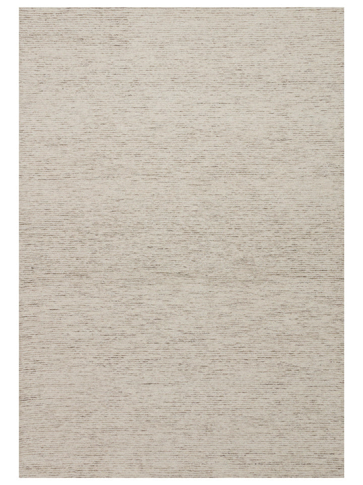 Vienna Serie Woll- und Baumwollmischung handgeknüpfter Teppich LIGHT NATURAL