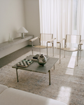Tapis Uşak TENCEL™ Çırağan 100 % naturel, scintillant, fabriqué à la main sur métiers spéciaux 02 BEG
