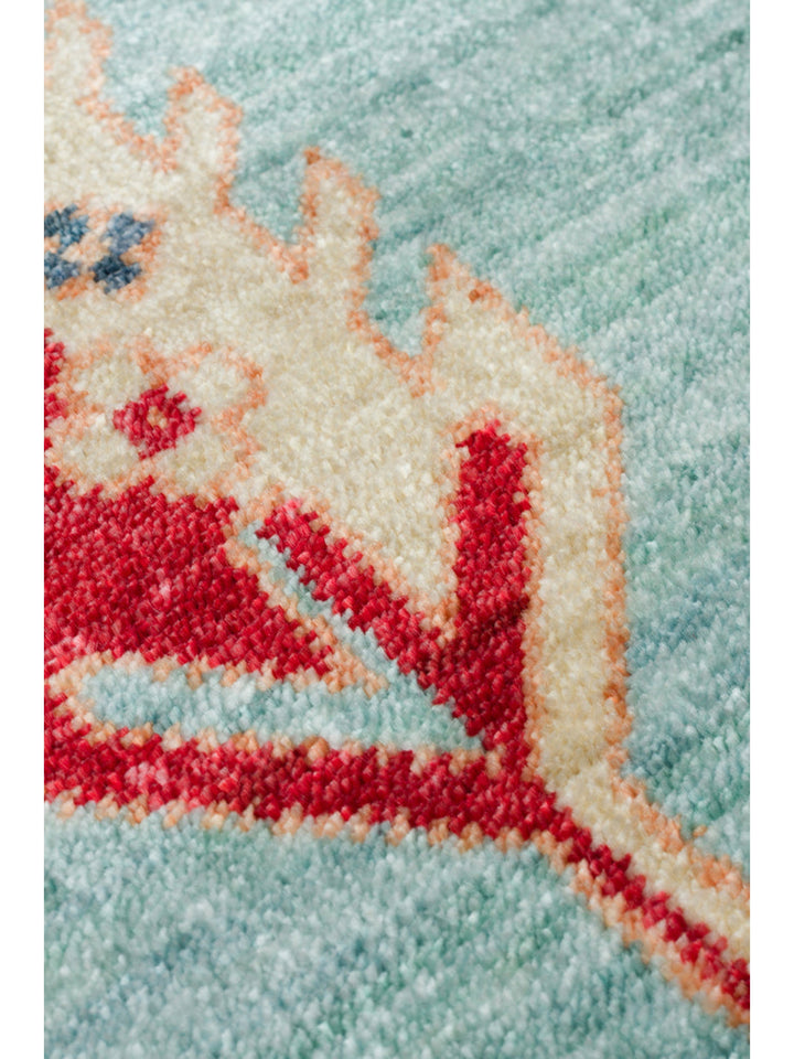 Oushak Carnival 100% Natural Easy to Clean Handmade TENCEL™ Modern Uşak Carpet 22TURK