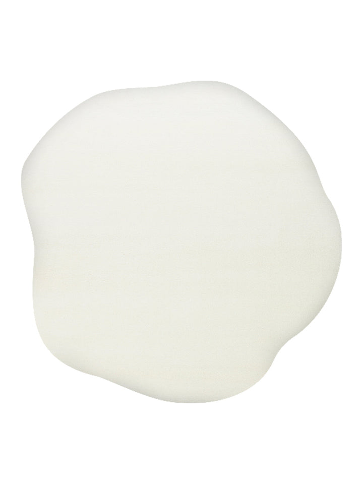 سجادة بييس آرت هاف ناعمة الملمس أنيقة شاجي 04 أبيض