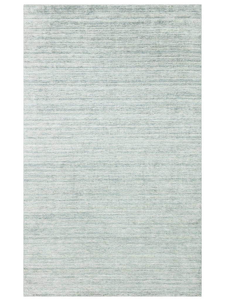 Amore Series 100% Natural Banana Silk Viscose and Wool Blend Living Room Hand Woven Carpet TURQO