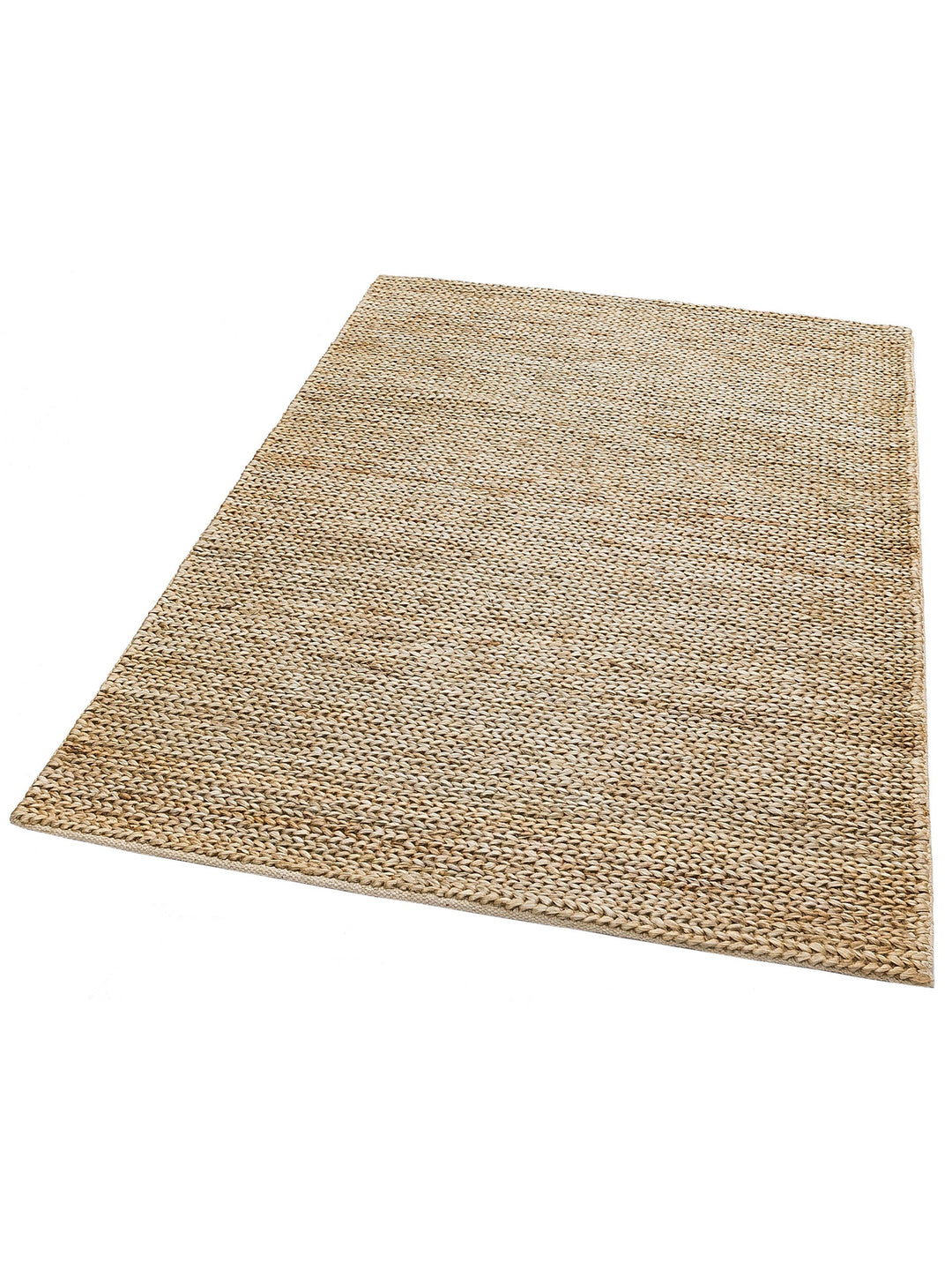Baccarat Jüt %100 Naturel Oturma Odası Koridor Antre Mutfak Balkon El Dokuma Hasır Halı BAC SMOKE - Carpetdocia