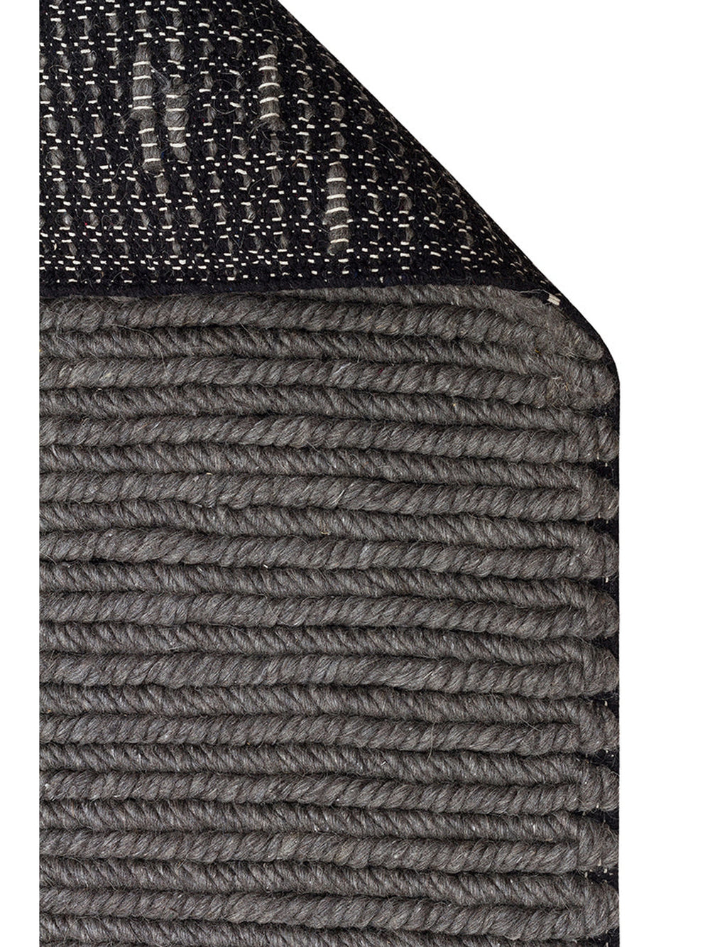 Bern Serisi El Dokuma Örgü Salon, Oturma Odası, Yatak Odası Halı GREY - Carpetdocia