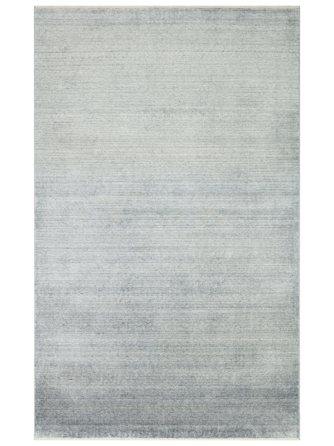 Brasilia Tensel El Emeğiyle Üretilen Modern Sade Şık Özel Kara Tezgah Halısı PLAIN SKY BLUE - Carpetdocia