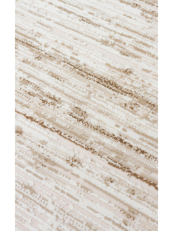 Cairo Serisi Extra Yumuşak Dokulu Sık Dokuma Modern Desenlere Sahip Şık Salon Halısı 03 BEIGE - Carpetdocia