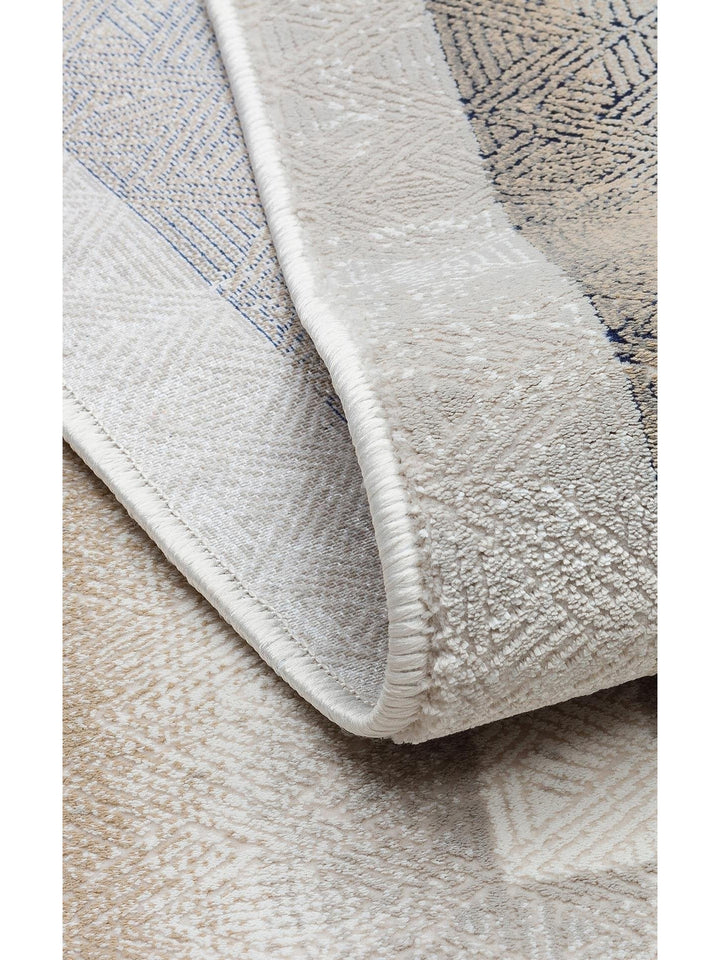 Cairo Serisi Extra Yumuşak Dokulu Sık Dokuma Modern Desenlere Sahip Şık Salon Halısı 08 CREAM GREY - Carpetdocia
