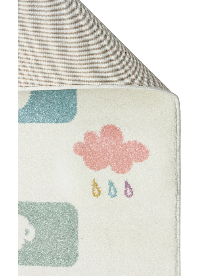 Carpetdocia Kids Eğlenceli Sek Sek Temalı Çocuk Halısı 25 PASTEL - Carpetdocia