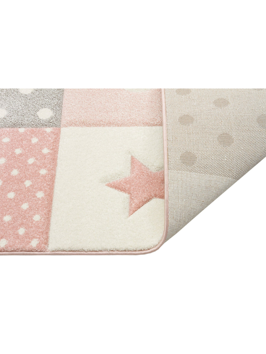 Carpetdocia Kids Eğlenceli Çocuk Halısı 05 GREY PINK - Carpetdocia