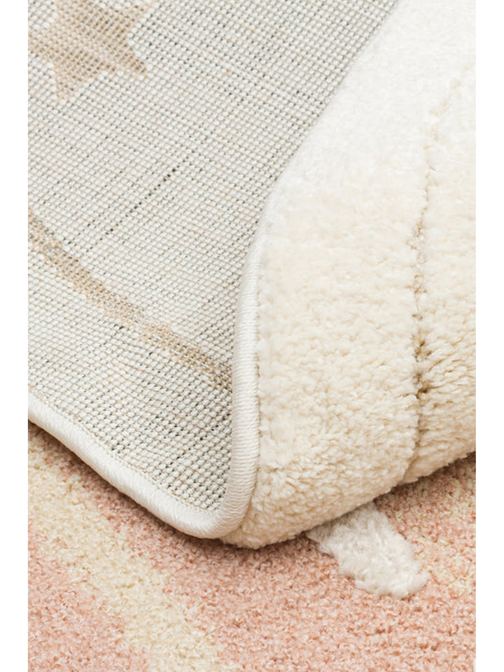 Carpetdocia Kids Pastel Renkli Hav ve Toz Vermeyen Çocuk Halısı 02 CREAM MULTY - Carpetdocia