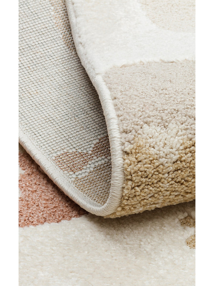 Carpetdocia Kids Pastel Renkli Hav ve Toz Vermeyen Çocuk Halısı 04 CREAM MULTY - Carpetdocia