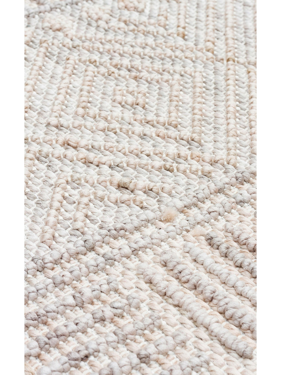 Comfy Modern Desenli Oturma Odası Koridor Antre Yatak Odası Örgü Dokuma Halı 02 GREY BEIGE - Carpetdocia