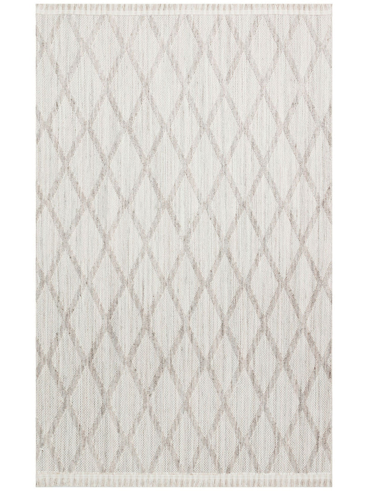 Comfy Modern Desenli Oturma Odası Koridor Antre Yatak Odası Örgü Dokuma Halı 04 GREY - Carpetdocia