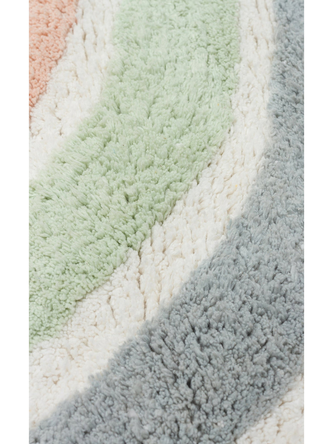 Cotton Baby %100 Naturel Pamuk Yıkanabilir Kaymaz Tabanlı Bebek Halısı 07 MULTY XXW Q - Carpetdocia