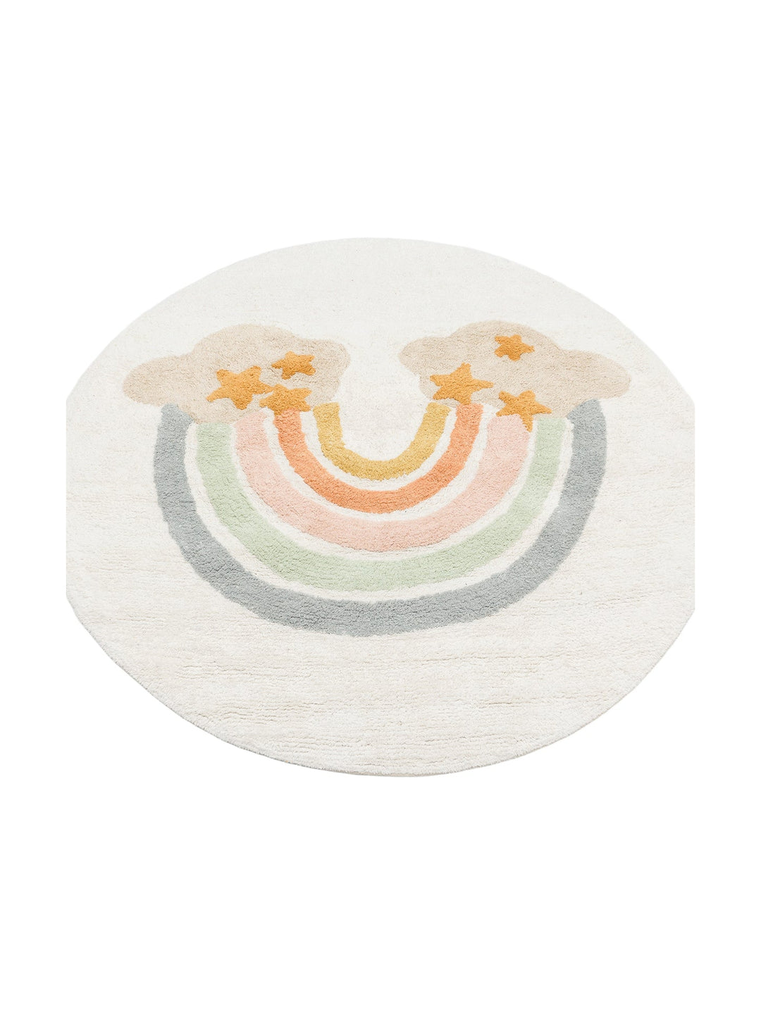 Cotton Baby %100 Naturel Pamuk Yıkanabilir Kaymaz Tabanlı Bebek Halısı 07 MULTY XXW Q - Carpetdocia