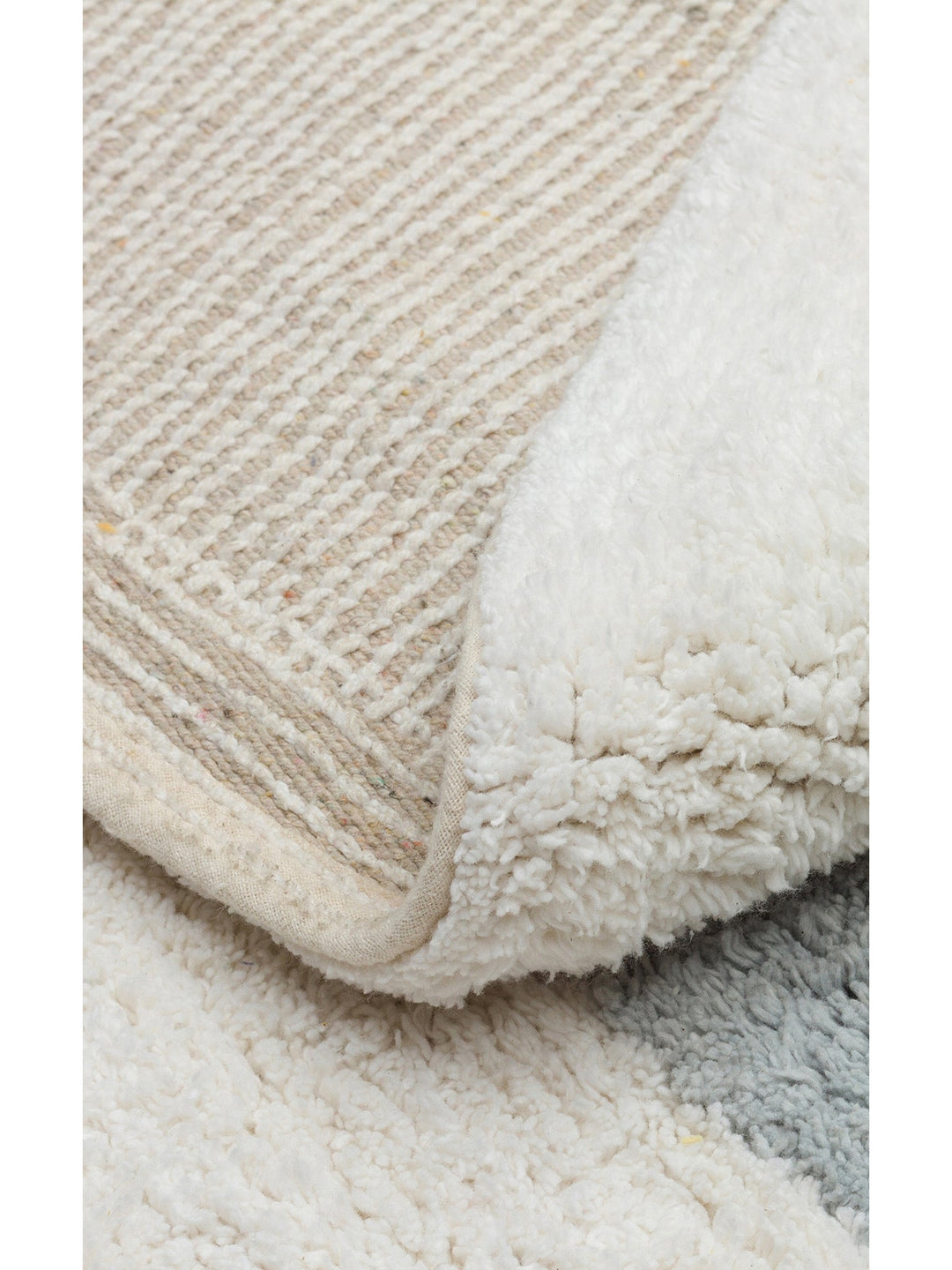 Cotton Baby %100 Naturel Pamuk Yıkanabilir Kaymaz Tabanlı Bebek Halısı 07 MULTY XXW Q - Carpetdocia