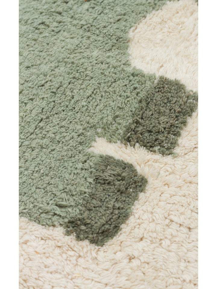 Cotton Baby %100 Naturel Pamuk Yıkanabilir Kaymaz Tabanlı Bebek Halısı 08 MULTY XXW - Carpetdocia