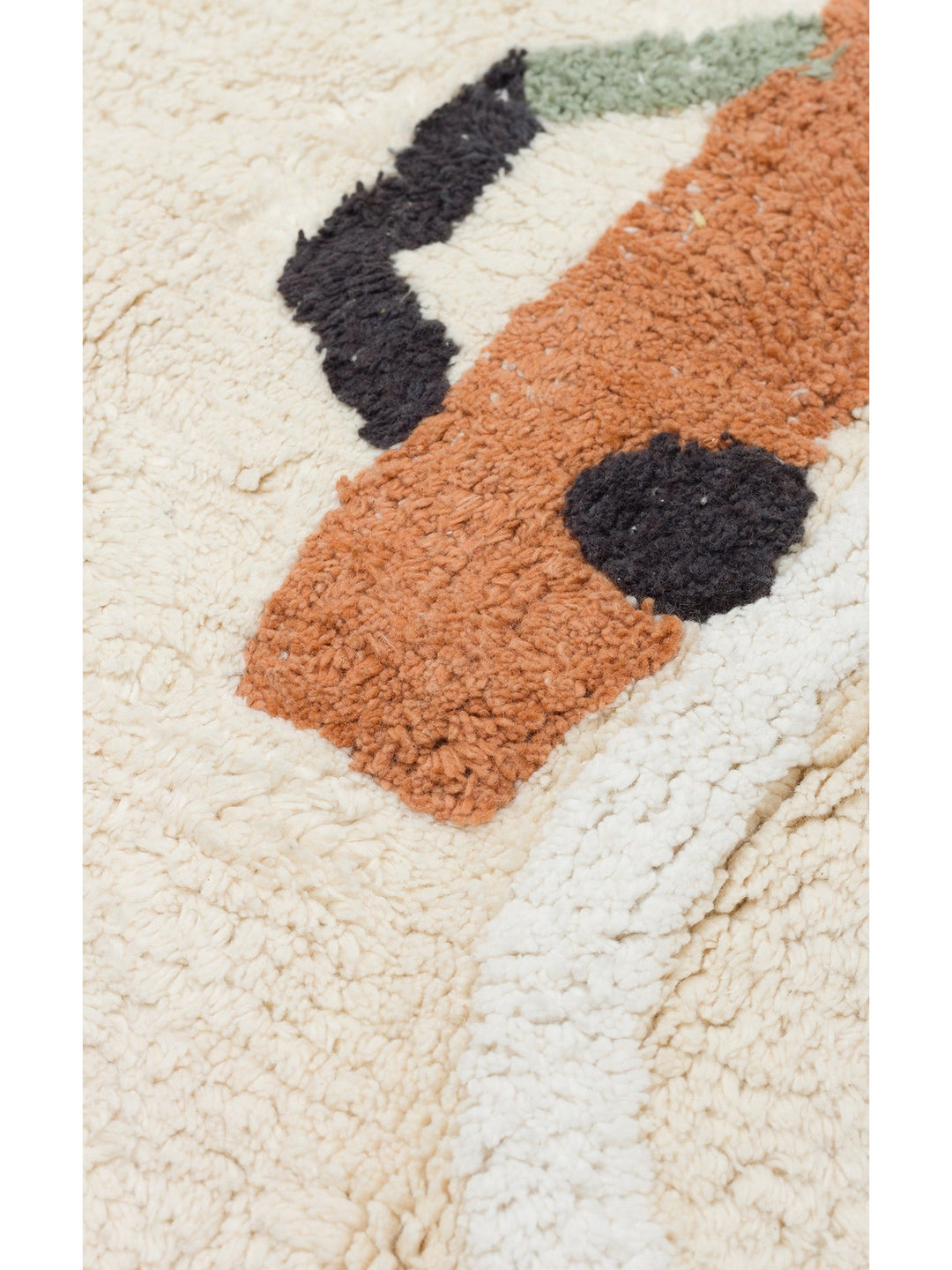 Cotton Baby %100 Naturel Pamuk Yıkanabilir Kaymaz Tabanlı Bebek Halısı 09 MULTY XXW - Carpetdocia