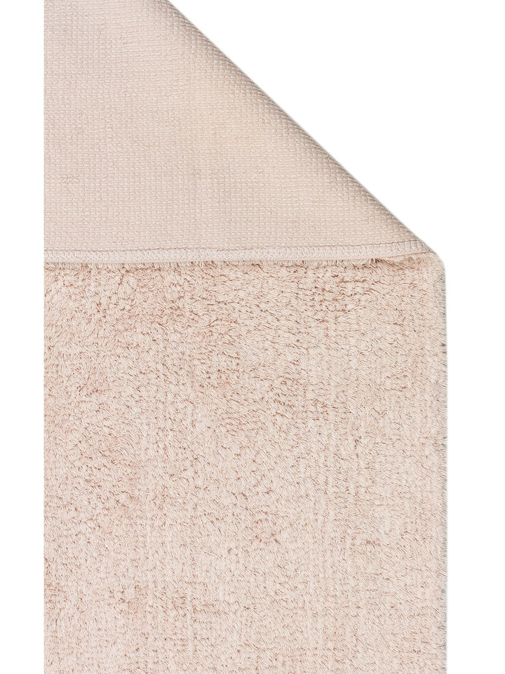 Cotton Baby %100 Naturel Pamuk Yıkanabilir Kaymaz Tabanlı Bebek Halısı PLAIN BEIGE - Carpetdocia