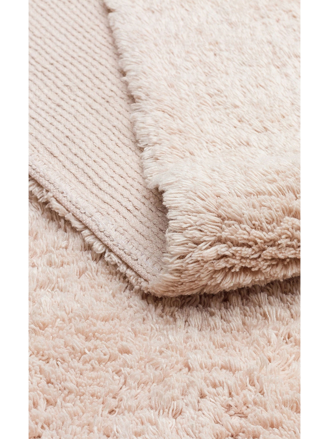 Cotton Baby %100 Naturel Pamuk Yıkanabilir Kaymaz Tabanlı Bebek Halısı PLAIN BEIGE - Carpetdocia
