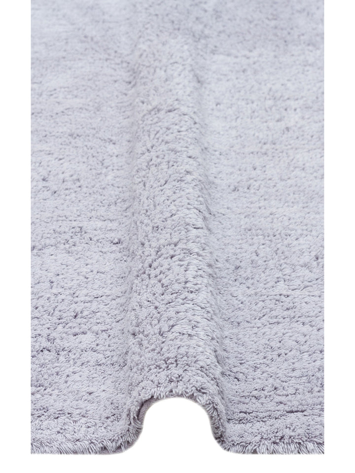 Cotton Baby %100 Naturel Pamuk Yıkanabilir Kaymaz Tabanlı Bebek Halısı PLAIN GREY - Carpetdocia