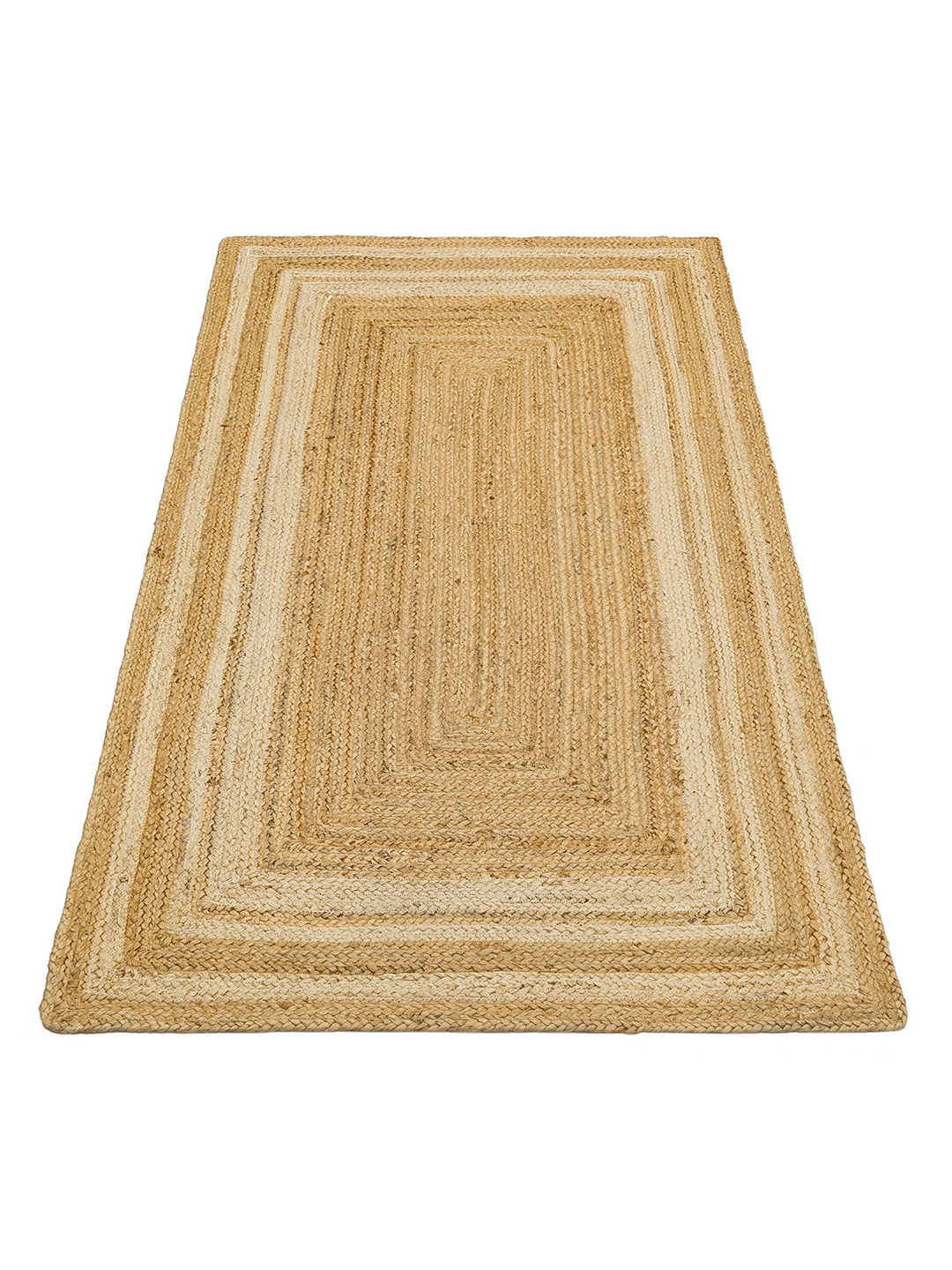 Crown Jüt %100 Naturel El Dokuma Oturma Odası Koridor Antre Mutfak Balkon Hasır Halı 10 NATURALWHIXW - Carpetdocia