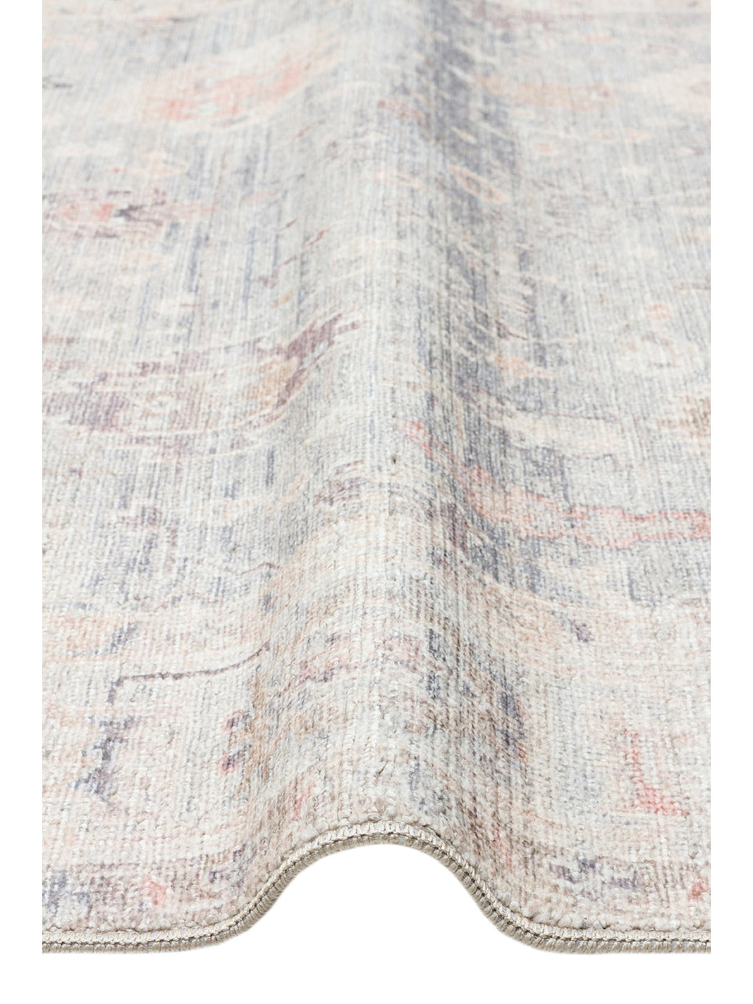 Floransa Serisi Pastel Tonlara Sahip Vintage Desenli Şık Halı 02 SKY - Carpetdocia