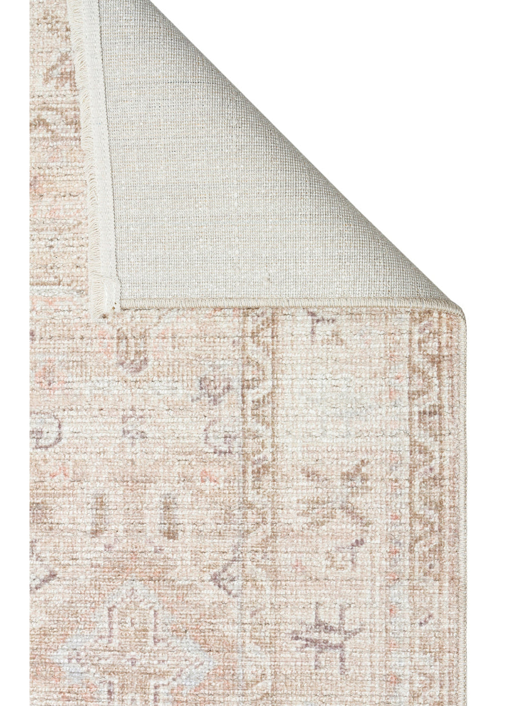 Floransa Serisi Pastel Tonlara Sahip Vintage Desenli Şık Halı 03 BEIGE - Carpetdocia