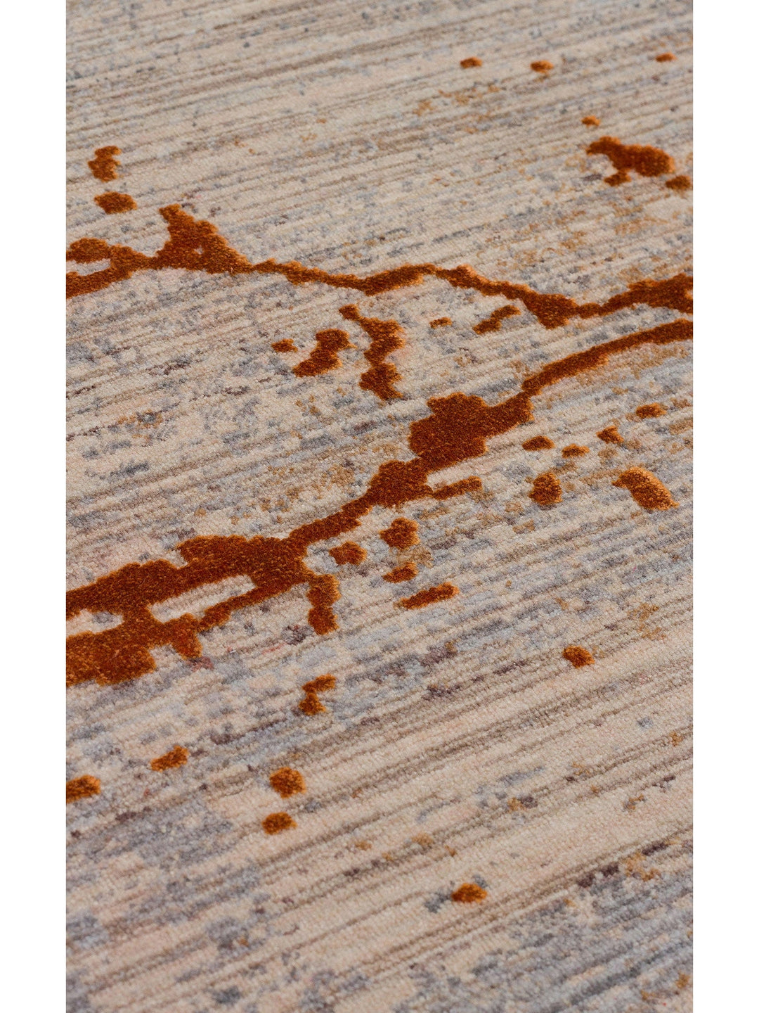 Göreme Serisi Yüksek Alçak Dokulu Yüksek Kaliteli Sık Dokuma Modern Salon Halısı 01 COPPER - Carpetdocia
