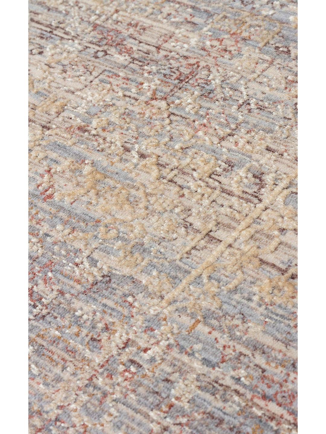 Göreme Serisi Yüksek Alçak Dokulu Yüksek Kaliteli Sık Dokuma Modern Salon Halısı 02 BEIGE - Carpetdocia