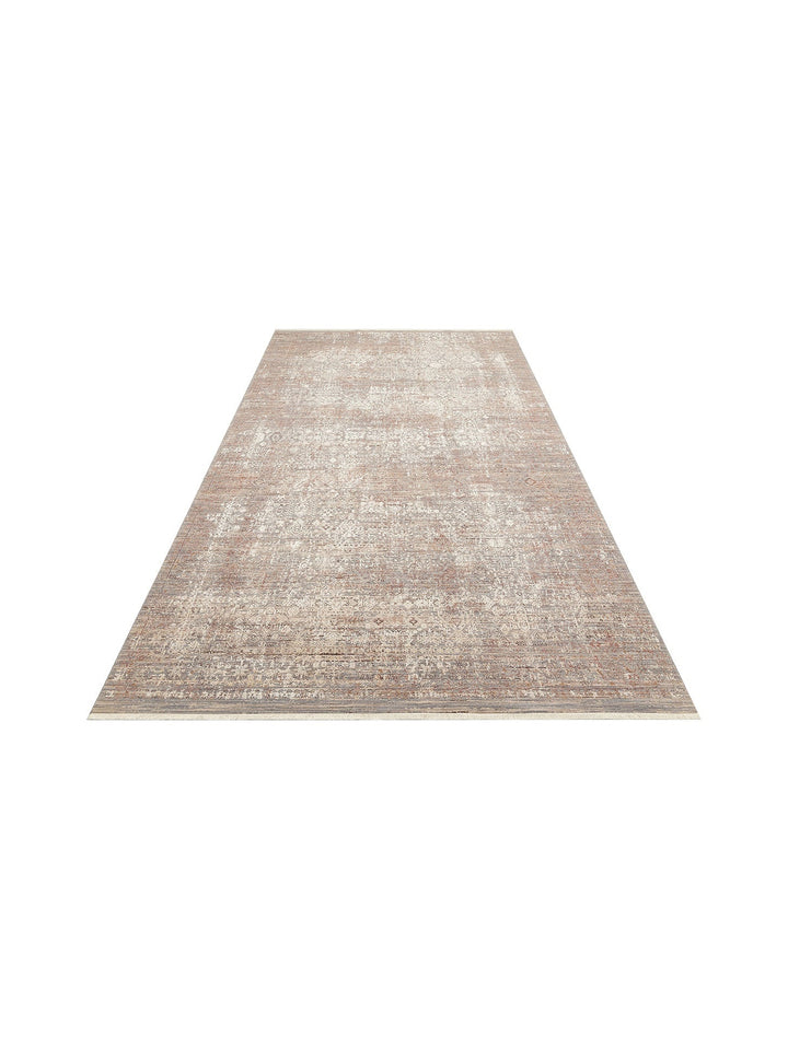 Göreme Serisi Yüksek Alçak Dokulu Yüksek Kaliteli Sık Dokuma Modern Salon Halısı 02 BEIGE - Carpetdocia