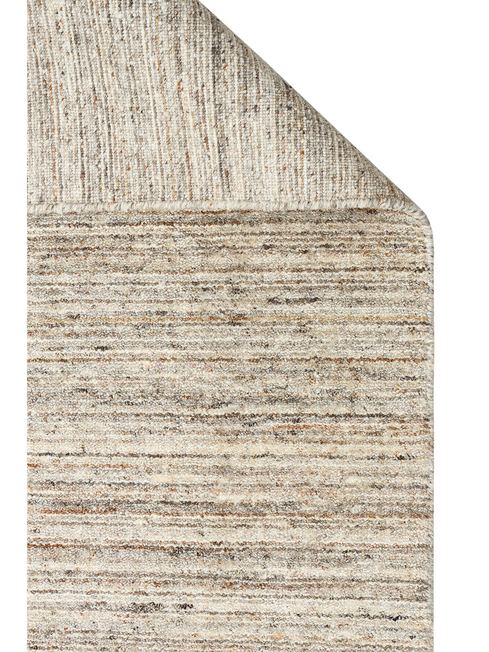 Helsinki Serisi %100 Naturel Yün ve Viskon El Dokuma Modern İskandinav Salon Oturma Odası Halı STONE - Carpetdocia