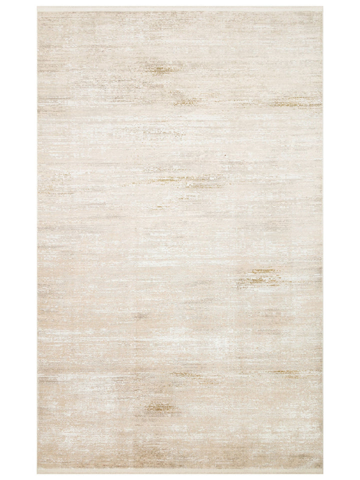 Marble Serisi Modern Desenli Salon Oturma Odası Koridor Antre Şık Halı 01 CREAM BEIGE - Carpetdocia