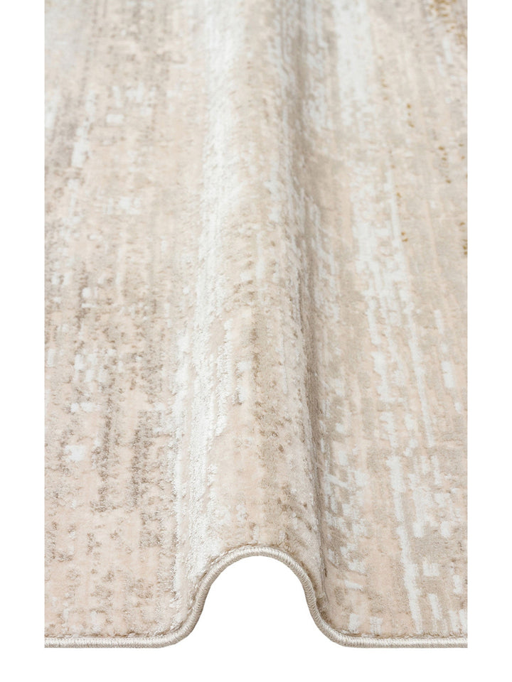 Marble Serisi Modern Desenli Salon Oturma Odası Koridor Antre Şık Halı 01 CREAM BEIGE - Carpetdocia