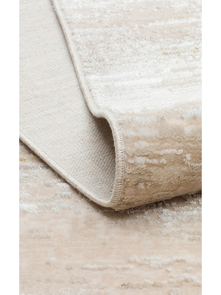 Marble Serisi Modern Desenli Salon Oturma Odası Koridor Antre Şık Halı 01 CREAM BEIGE - Carpetdocia